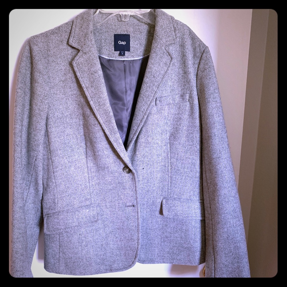 Gap menswear inspired tweed blazer - so versatile!